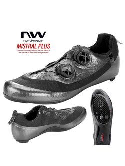 รองเท้าปั่นจักรยานเสือหมอบ รองเท้าเสือหมอบ NORTHWAVE ปี 2022 รุ่น MISTRAL ROAD สีใหม่ ไชส์ 43 ไชส์เดียวค่ะ