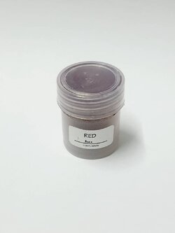 สีน้ำมันผง (กระปุก) สีแดง