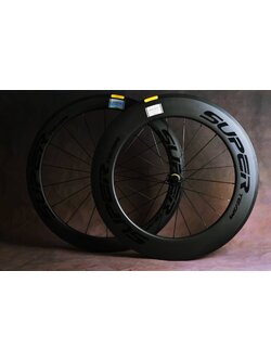 Superteam power ล้อคาร์บอน ขอบสูง 60/88มม. ขอบอ้วน 25มม. ยางงัด ลูกปืน power bearing