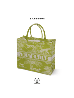 กระเป๋า Book Tote Bags ลาย FOREST รหัส TFA00005 #ใส่ชื่อได้ #SOdAbag #SOdAPrintinG #ForestCollection