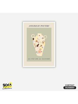 ภาพตกแต่งบ้านสำเร็จรูป Vase VAA00017 #SOdAcollection #ภาพตกแต่งบ้านสไตล์แอ็บสแตรค #ABSTRACT