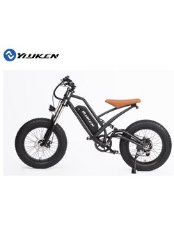 จักรยานไฟฟ้า YOUKEN Fat Tire Electric Bike E-Bike SUPER 73, 7 สปีด ล้อ 20 นิ้ว 750w/แบตลิเที่ยม, วิ่งได้ 30-60กม.เร็วสูงสุด 30กม/ชม