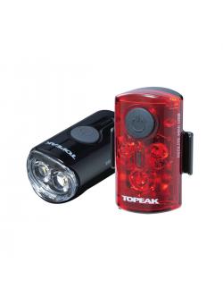 ไฟหน้า+ไฟท้าย TOPEAK MINI USB COMBO LIGHT, TMS080