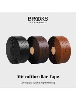 ผ้าพันแฮนด์ Brooks England Microfiber Bar tape รุ่นใหม่ คลาสสิค เบา ทนทาน ไมโครไฟเบอร์