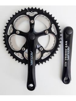 จานดูด 2 ชั้นเสือหมอบ Road 42T/52T (เปลี่ยนใบจานได้)