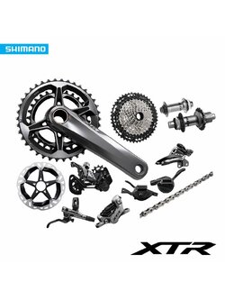 ชุดเกียร์ SHIMANO XTR GROUPSET 12 สปีด, 2*12 XTR M9100