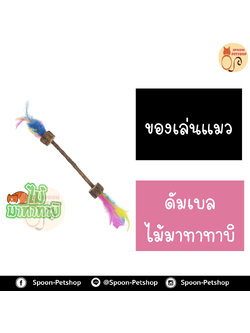 ดัมเบล ไม้มาทาทาบิ สำหรับแมว ทำจากธรรมชาติ ปลอดภัยต่อแมว