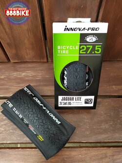 ยางนอกขอบพับ NNOVA-PRO TIRES ,IA-2576 (JAGUAR LITE) ,27.5x1.95 ,เบามาก