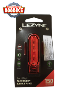 ไฟท้าย LEZYNE Y9 Strip Drive 150 LUMENs,1-LED-21R-V204, 2021 มุมมองกว้าง 270 องศา