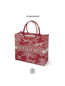 กระเป๋า Book Tote Bags ลาย FOREST รหัส TFA00003 #ใส่ชื่อได้ #SOdAbag #SOdAPrintinG #ForestCollection