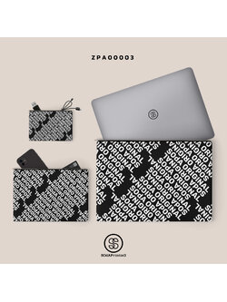 เซ็ทกระเป๋า 3 ใบ ZPA00003 เคสคอม Macbook กระเป๋าอเนกประสงค์ #กระเป๋า #กระเป๋าสตางค์ #SOdAbag #SOdAPrintinG