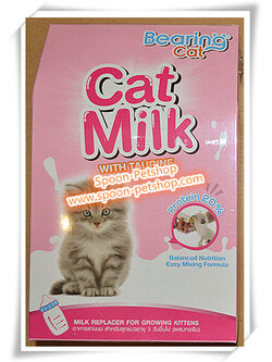 Bearing อาหารแทนนม นมผง แบร์ริ่ง สำหรับลูกแมว 3 วันขึ้นไป และแม่แมว ผสมทอรีน 300g