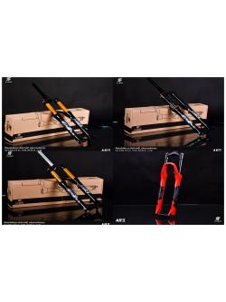 โช๊คลม S-FIGHT AR2 AIR FORK ยุบ 100มม, S518 คอเทเปอร์, แกน 9mm, 29er 2019