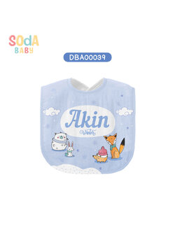 ผ้าซับน้ำลาย Baby Bib Winter #ใส่ชื่อได้ รหัส DBA00039 ⛄️❄️#Winter #SOdAbaby