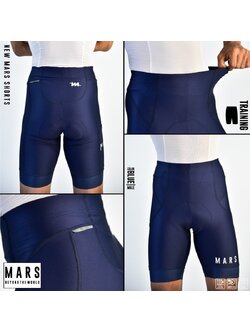 กางเกงปั่นจักรยานขาสั้น MARS รุ่น Training รุ่นใหม่ล่าสุด เนื้อผ้าทำมาจากวัสดุโพลีเอสเตอร์ ไนลอน ไลคร่า และ สแปนเด็กซ์ เจเนเรชั่นใหม่ ระบายเหงื่อได้ดีเยี่ยม 2025