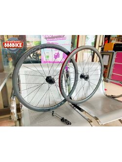 Retrospec Aluminum 700C Rim brake Wheelset Carbon Hub 8-12 spd, S763