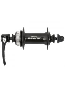 ดุมดิสหน้า ดุมเสือภูเขา DEORE, HB-M6000, 32H, สีดำ (MALAY)