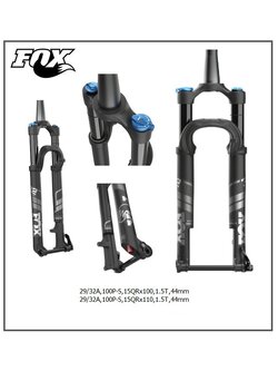 โช๊คลม FOX PERFORMANCE FLOAT SC 32 100 3POS GRIP 29" 15QRX110 BOOST 1.5 TAPERED 44MM ANO, FOX 2022
