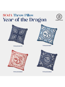 หมอนอิง Throw Pillow ปีมังกร II รหัส TPA00079-TPA00082 #หมอนอิง #SOdAPrintinG