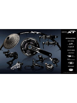 ชุดเกียร์เสือภูเขา Shimano XT Groupset M8000 (มีตัวเลือก 11สปีด,22สปีด และ 33สปีด) รวมดิสเบรค XT