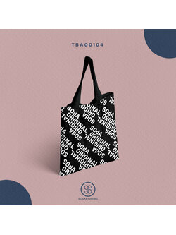 กระเป๋าผ้าแคนวาส พิมพ์ลาย SOdAOriginal III TBA00104 #SOdABag #SOdAPrintinG #กระเป๋า #กระเป๋าผ้า