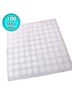 สติกเกอร์ติดฐานเทียน (แผ่นละ 100 ดวง) ขนาด 15 mm.