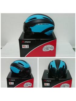 หมวกจักรยานมีแว่น X-Fox V-111 ,AERO HELMETS with goggle