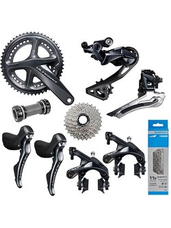 Shimano Ultegra groupset 22, R8000,2x11 speed Rim brakes