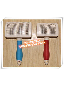 สลิคเกอร์ ดันขน 2Step ไซส์เล็ก สำหรับแมวขนสั้น สำหรับเก็บขนตาย ทำความสะอาดง่าย เพียงกดดันขนที่หวีออกมา