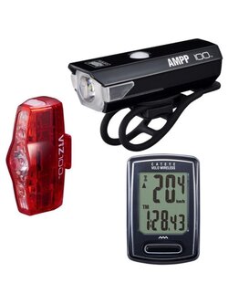 CATEYE ชุดแคทอาย GS22 Go Kit Light & Computer Set KIT SET 3 ชิ้น, GS22, HLEL041RC/TLLD800B/CCVT230