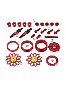 ชุดแต่ง TK671S iBLING BOX for Shimano 11T cassette สีแดง