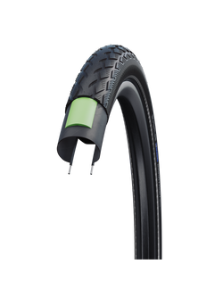 SCHWALBE ยางนอกรุ่น MARATHON, ขอบลวด, 16X1.35, สีดำ