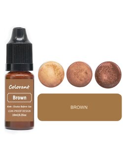 สีผสมเทียนน้ำ-BROWN