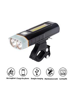ไฟหน้า SGODDE HJ-048 LED Bike Lights Front, Power Bank and Hand Lantern 3in1, USB Rechargeable 500Lumens