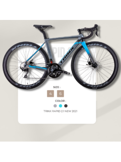 TRINX RAPID 2.1 DISC (SHIMANOx ROAD BIKE CARBON FRAME 2*11 speed 105 SHIMANO 700C, 2021