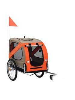 รถพ่วงจักรยาน HONLONE Foldable Dog Pet Bicycle Cycle Cargo Trailer, ABBT-3156