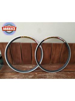 ขอล้ออลูมิเนียมสองชั้น MAYA 26x1.7 V-brake, ขนาด 36รู ขอบเรียบ (ต่อวง)