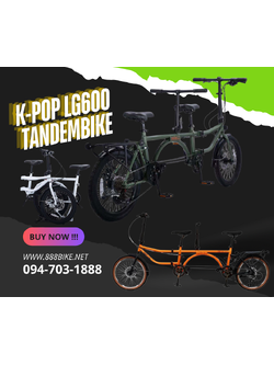 LANGNO LG450 20 Inch UK Tandem bicycle Double Folding Bike High Family Bicycle 2024