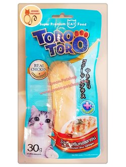 Toro Toro ขนมแมว โทโร โทโร่ รสไก่ย่าง เสริมคอลลาเจน 30g