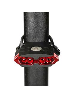 ไฟท้าย Leadbike A100 USB Bicycle Tail Light Waterproof Bike Light - Black