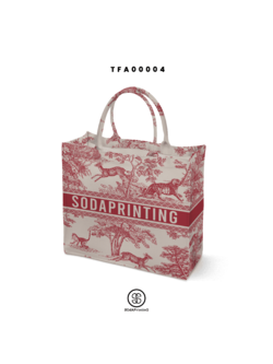 กระเป๋า Book Tote Bags ลาย FOREST รหัส TFA00004 #ใส่ชื่อได้ #SOdAbag #SOdAPrintinG #ForestCollection