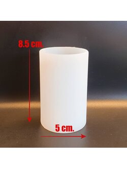 พิมพ์ซิลิโคน ทรงกระบอก ขนาด 5x8.5 cm.