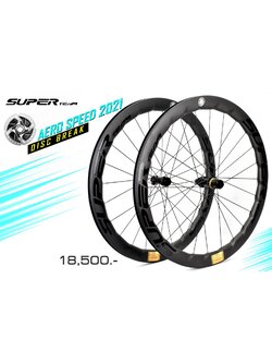 ล้อคาร์บอน ล้อเสือหมอบดิส SuperTeam AEROSPEED DISC BREAK, ขอบสูง 50/50 ปี 2021