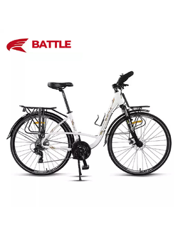 จักรยานฟูจิตะ BATTLE B300 รุ่นสเตชั่นวากอน - จักรยานเสือหมอบ 24 สปีดสำหรับผู้ใหญ่พร้อมแฮนด์ผีเสื้อ | ขี่สบายและดีไซน์สวยงาม