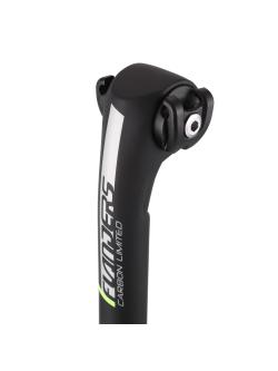 หลักอานคาร์บอน ZOOM FLANDERS UD CARBON SEATPOST 1 bolt ,ขนาด 27.2mm,ยาว 370mm