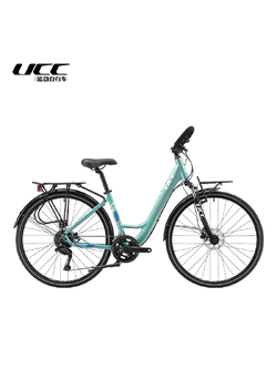 UCC New Lantis 700C Trekking Bike, 2×9-Speed, Hydraulic Disc Brakes, AL6061 Frame, Butterfly Handlebar, 13.5–15.5 kg, 2025 Model