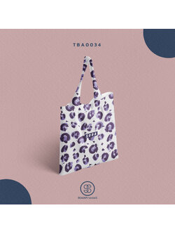 กระเป๋าผ้าแคนวาส พิมพ์ลาย Cheetah TBA0034 #SOdABag #SOdAPrintinG #กระเป๋า #กระเป๋าผ้า