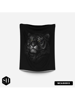 ผ้าติดผนัง ผ้าแขวนผนัง ผ้าตกแต่ง Tribal Tiger WCA00012 #SOdAhome #SOdAPrintinG #WallCloth