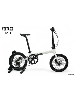JAVА VOLTA X2 จักรยานพับได้ 16 นิ้ว | เบรกน้ำมันไฮดรอลิค | เกียร์ Shimano 7 สปีด | เฟรมอลูมิเนียมน้ำหนักเบา 10 กก.