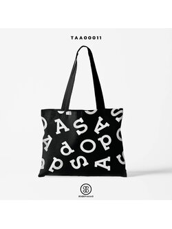 กระเป๋าผ้าช็อปเปอร์ SOdA Collection รหัส TAA00011 #SOdABag #SOdAPrintinG #กระเป๋าShopper #กระเป๋าผ้าสะท้อนน้ำ